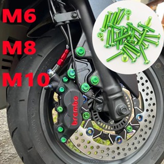 64正鈦 鈦合金 大頭螺栓 tc4/gr5 M6 M8 M10 飛碟頭 螺釘 機車 車身螺栓