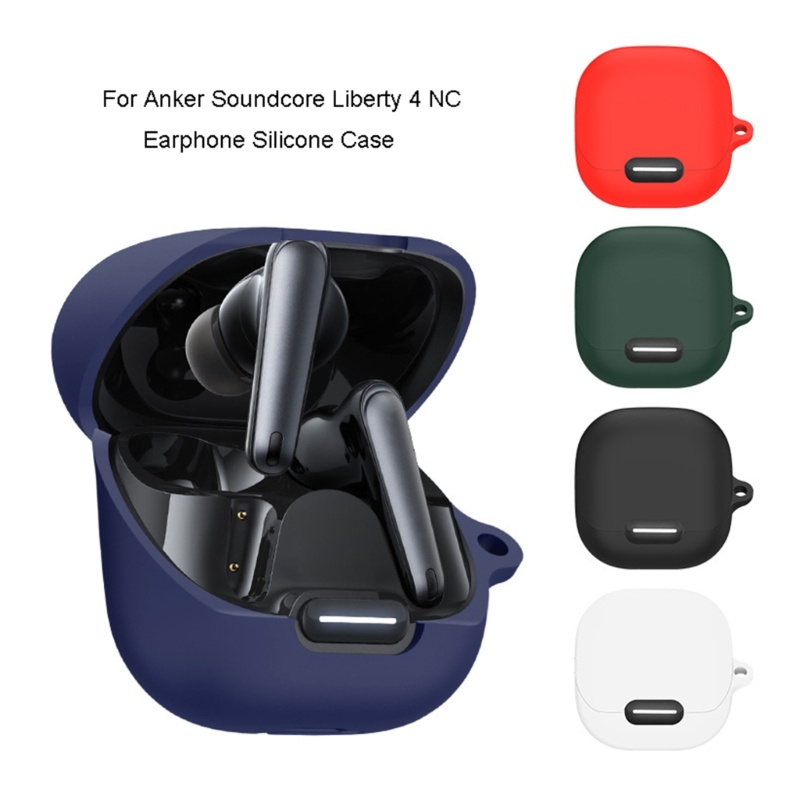 適用於 Anker Soundcore Liberty 4 NC 耳機防震套抗衝擊外殼防塵可水洗保護套