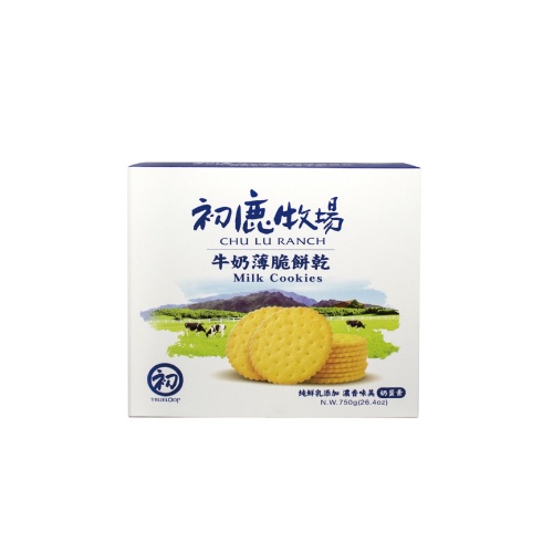 初鹿牧場 牛奶薄脆餅乾(750g/盒)[大買家]