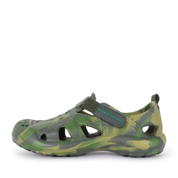 Skechers 運動涼/拖鞋 中童 Koolers - Swurlz 綠 400063LCAMO