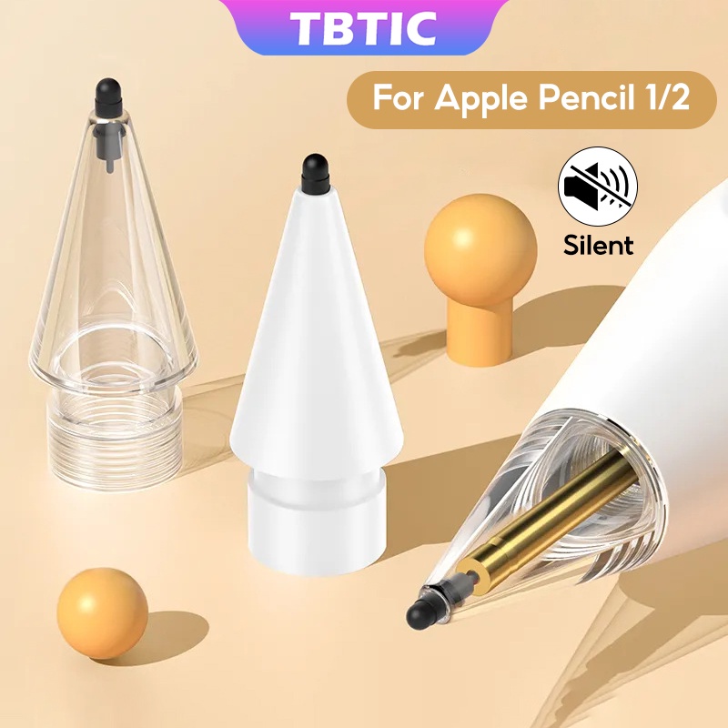 Tbtic 適用於 Apple Pencil Tip Pro USB C 靜音第 1 代第 2 代 HB 替換 iPad