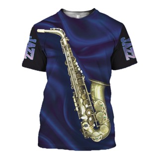 3d列印薩克斯風衣服zx0029 3D T恤短袖