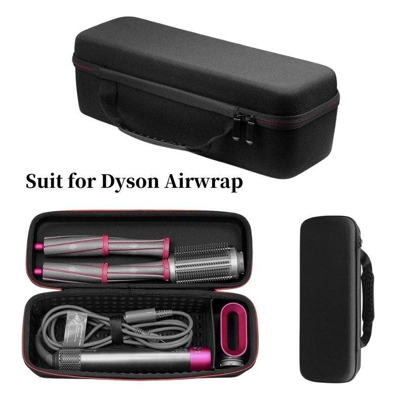 旅行袋耐磨便攜式尼龍收納袋收納袋用於捲髮棒手提箱防震盒適用於戴森 Airwrap
