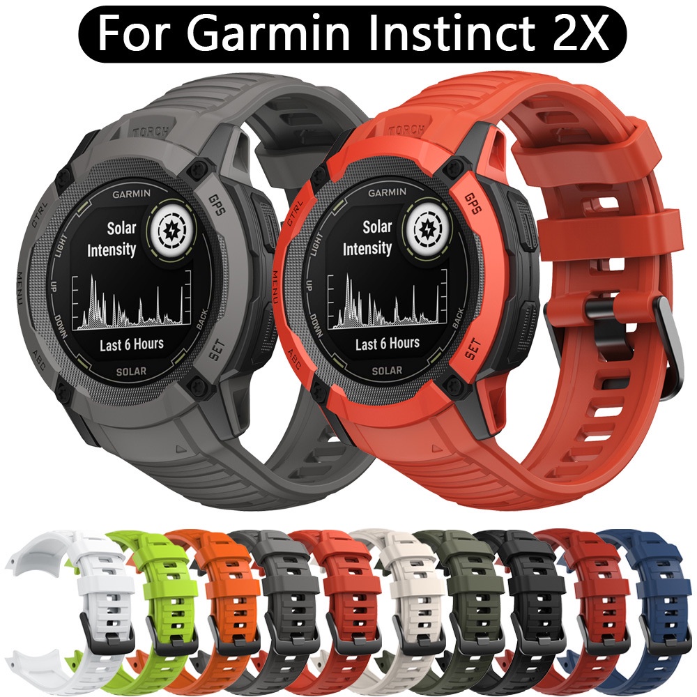 佳明 Garmin instinct 2X 錶帶 官網同款錶帶 矽膠 運動錶帶 防水 本能2X 快拆 替換腕帶 男士錶帶