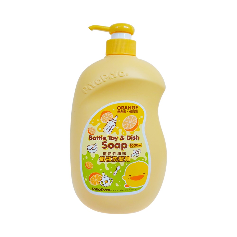 PIYOPIYO 黃色小鴨奶瓶洗潔劑瓶裝1000ML