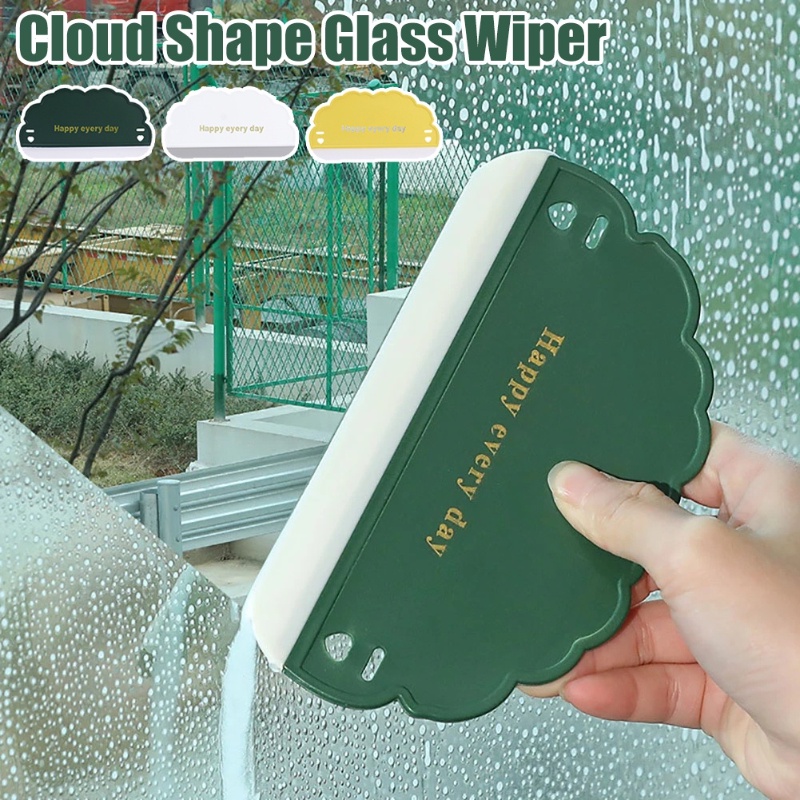 創意廚房矽膠雲形雨刮板浴室玻璃檯面清潔刷鏡面除霧工具
