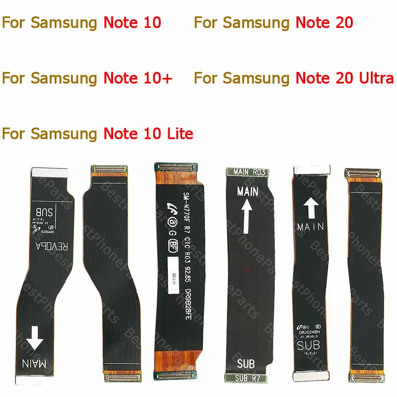 適用於三星 Galaxy Note10 Plus 20 Ultra 5G Note10 Lite 主板主板全新原裝排線主