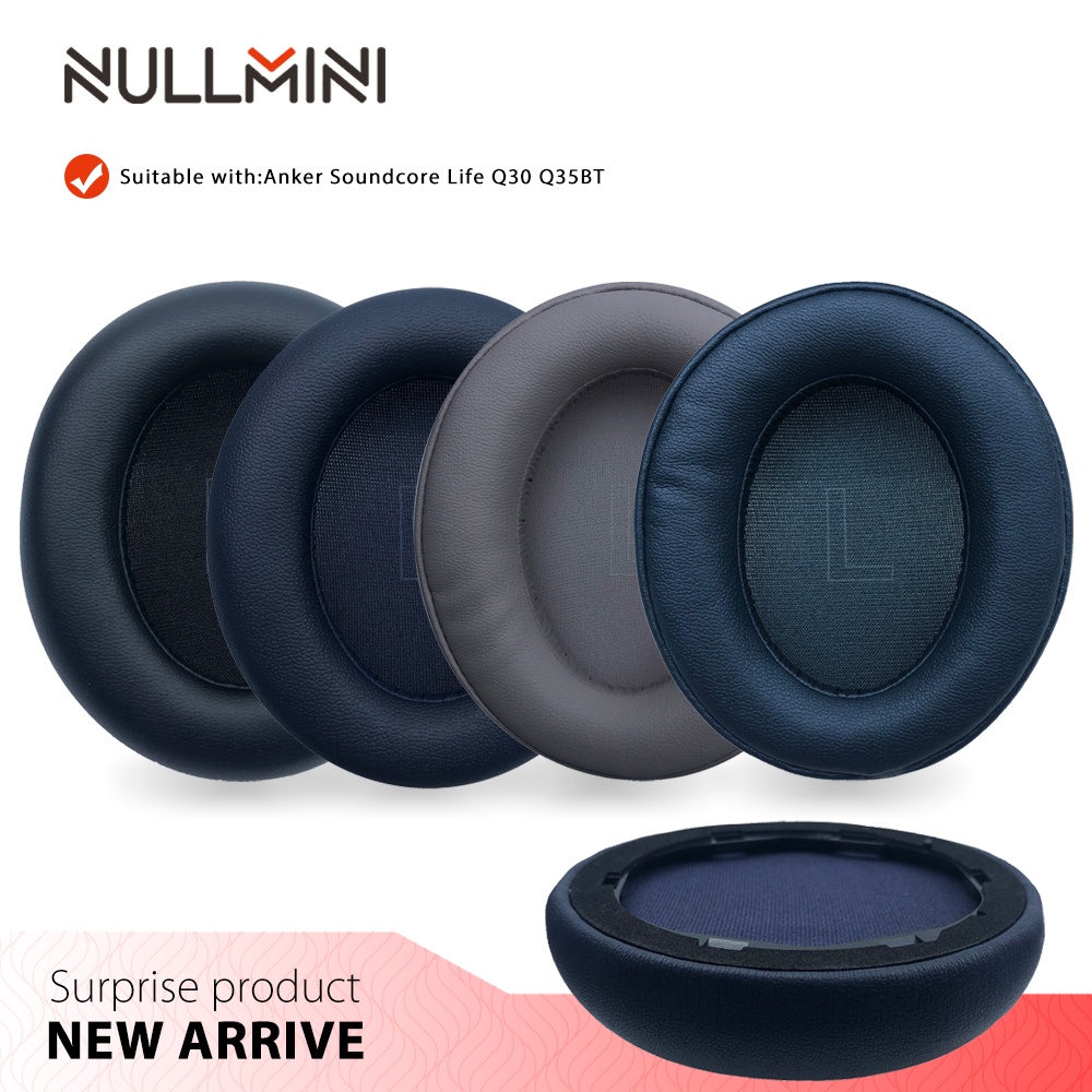 Nullmini 替換耳墊適用於 Anker Soundcore Life Q30 Q35BT 耳機耳機皮套耳機耳罩