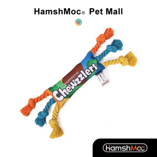 HamshMoc 發聲寵物棉繩玩具 磨牙潔齒狗玩具 環保無毒 訓練陪伴解壓消耗精力戶外互動玩具【現貨速發】