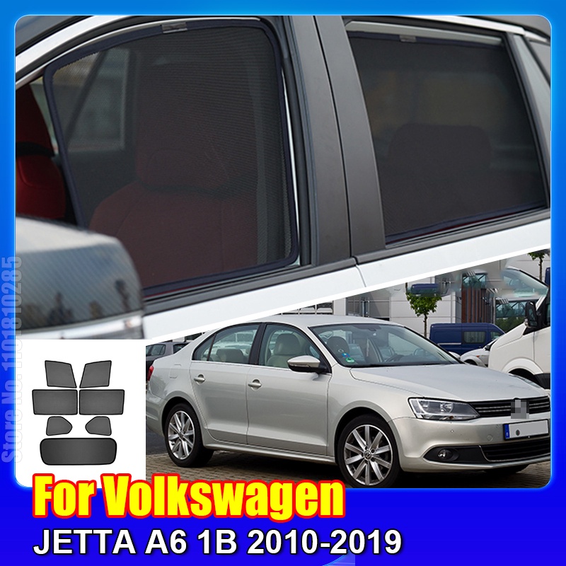 適用於 Volkswagen VW JETTA A6 1B 2010-2019 車窗遮陽罩擋風玻璃後側窗窗簾遮陽板遮陽板