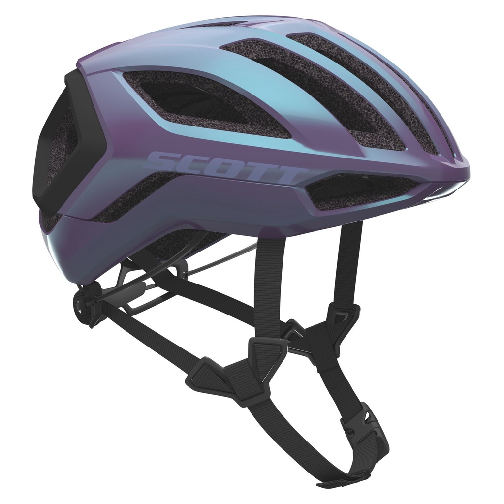 SCOTT CENTRIC PLUS 超輕量全能型競賽級安全帽〔稜鏡紫〕- MIPS-AIR 新型多向衝擊腦部保護系統