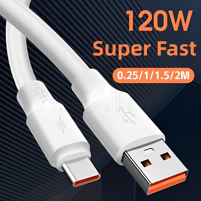 6a 120W 超快速充電線 / 0.25/1/1.5/2M Type-C Micro USB 數據線 / 耐用快速充電