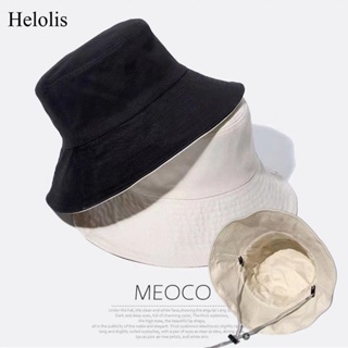 Helolis 雙面使用帽子遮陽帽休閒防曬防紫外線漁夫帽子