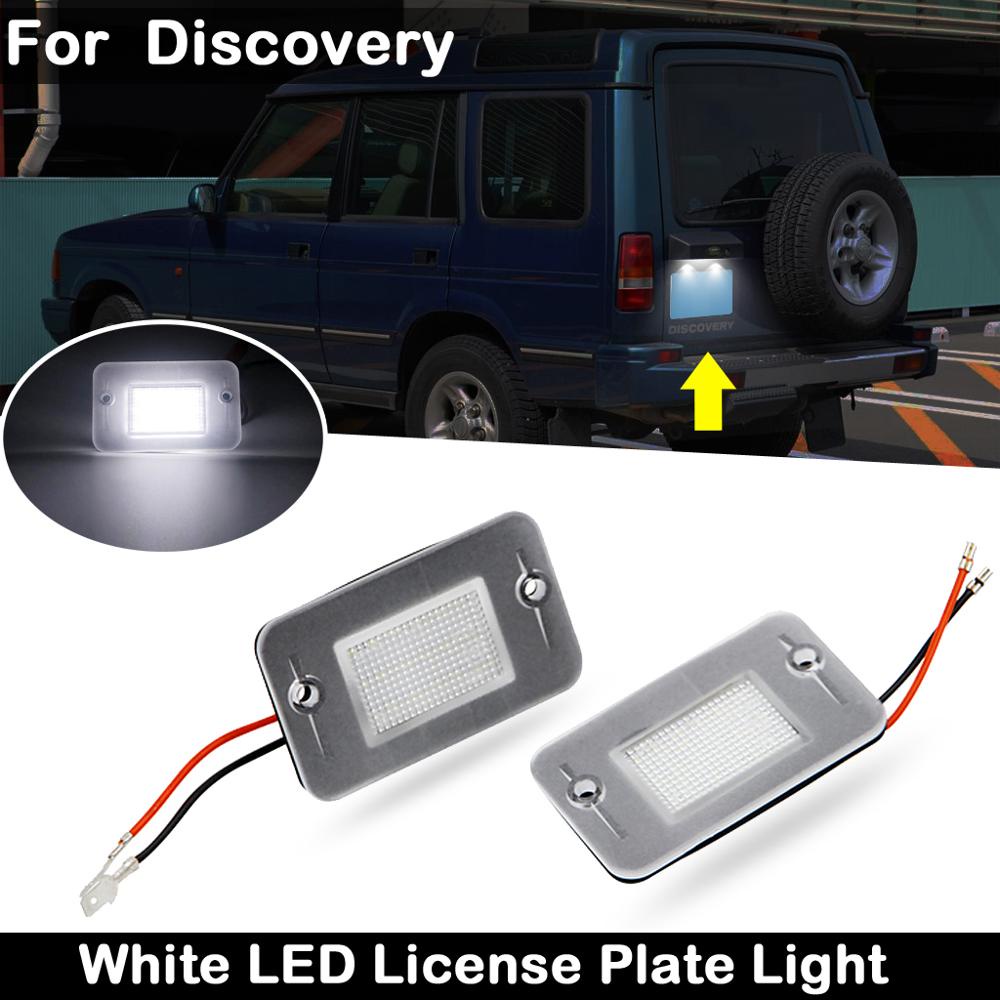 2 件裝高亮度 LED 牌照燈牌照燈適用於路虎 Discovery 1 1994-1999 Discovery 2 19