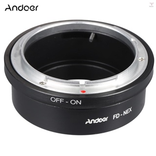 Andoer FD-NEX適配器環形鏡頭支架，適用於FD鏡頭，適用於NEX E支架數碼相機機身