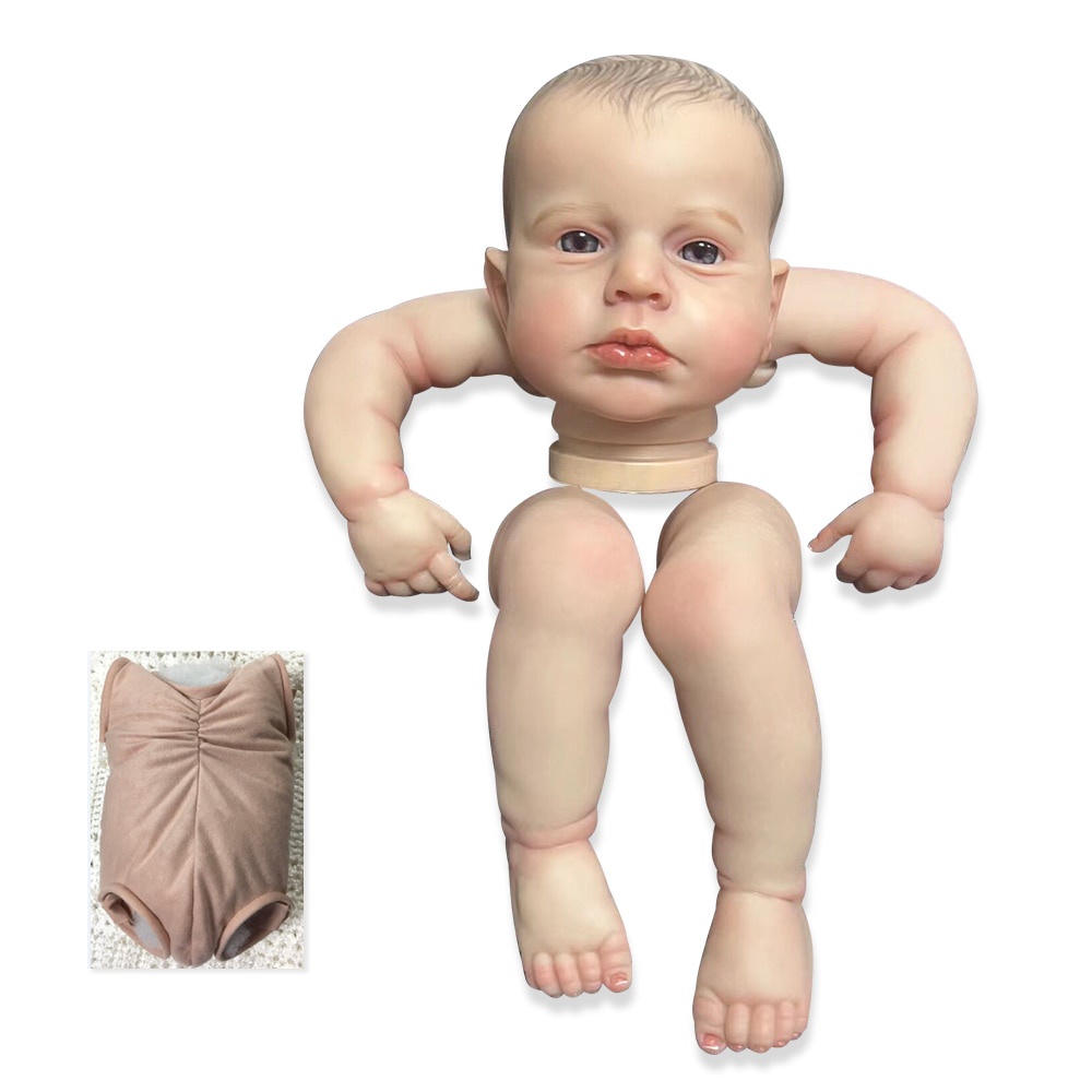 45公分仿真嬰兒娃娃DIY配件 親子互動道具 假嬰兒娃娃