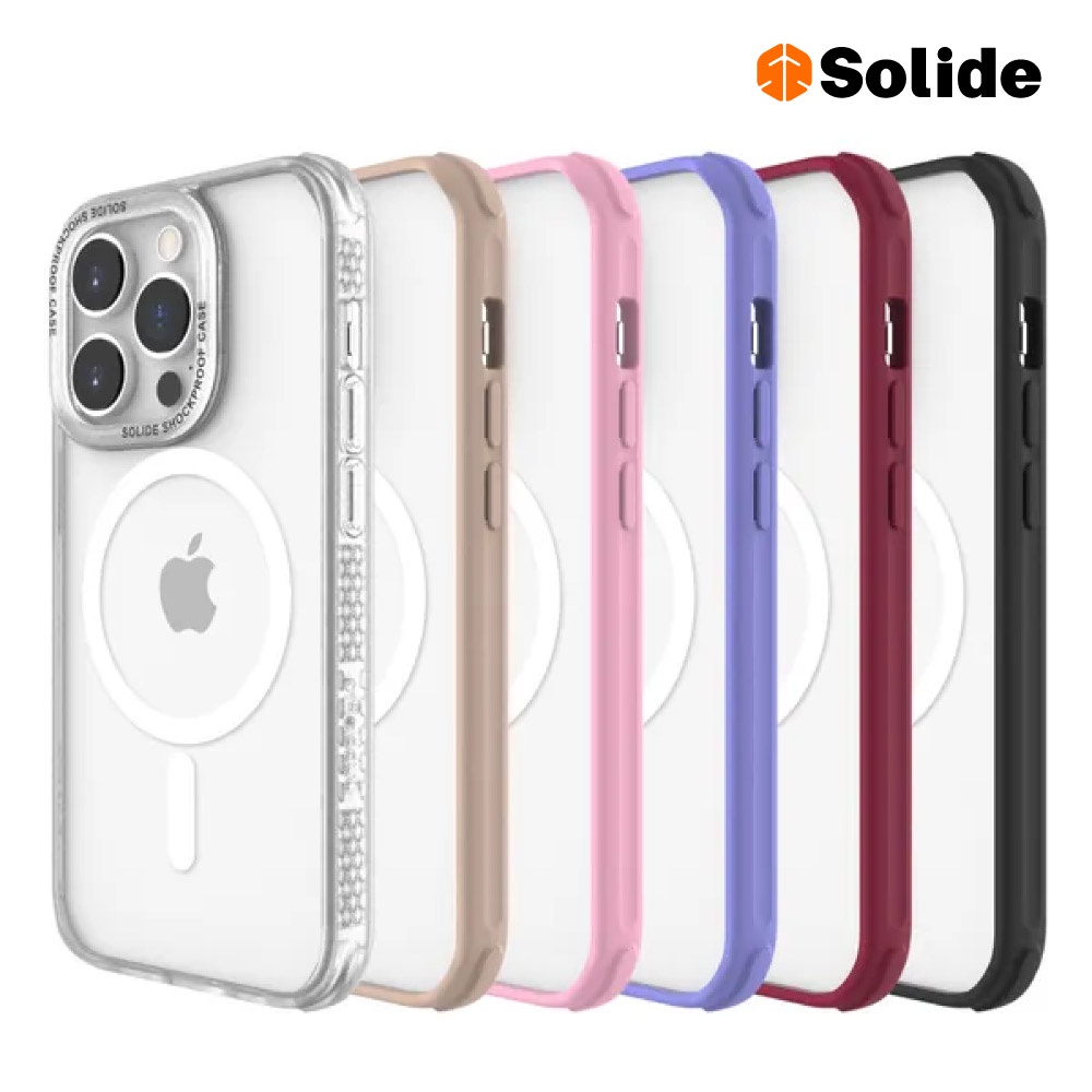 【Solide 索力得】iPhone 14 13系列 極透殼(SOPURE/MagSafe)｜超強磁吸 手機殼 保護殼