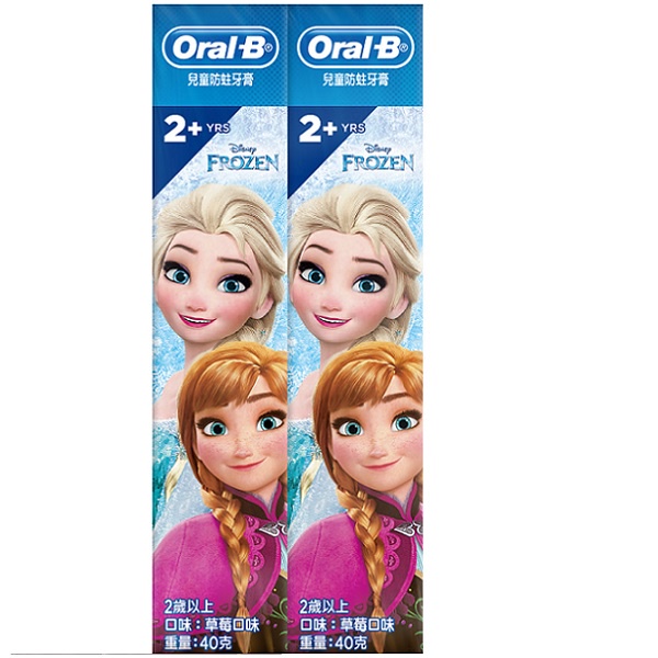 Oral-B歐樂B 兒童防蛀牙膏Frozen 40gx2入