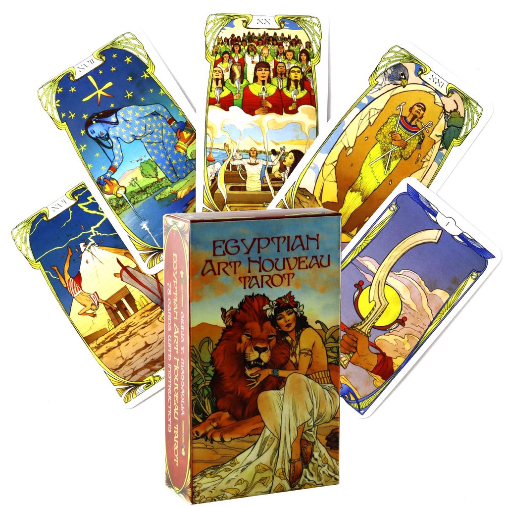 【桌遊卡牌】Egyptian Art Nouveau Tarot新藝術埃及塔羅牌全英文卡牌游戲桌游