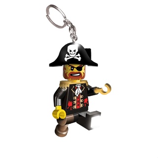 LEGO樂高紅鬍子海盜船長鑰匙圈燈 eslite誠品