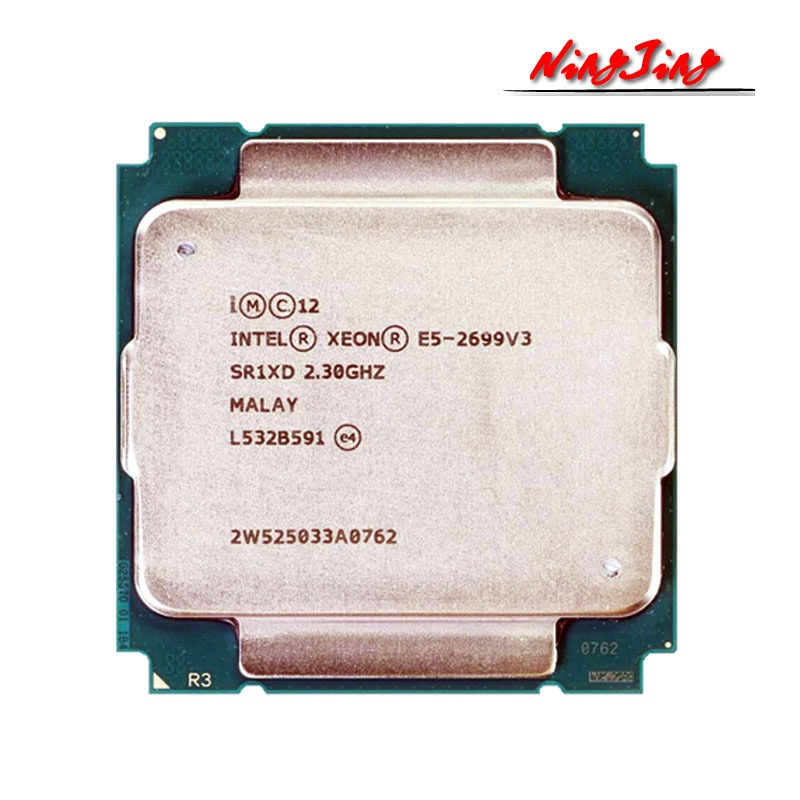 【現貨】英特爾至強 E5-2699 v3 E5 2699v3 E5 2699 v3 2.3 GHz 二手 18 核 36