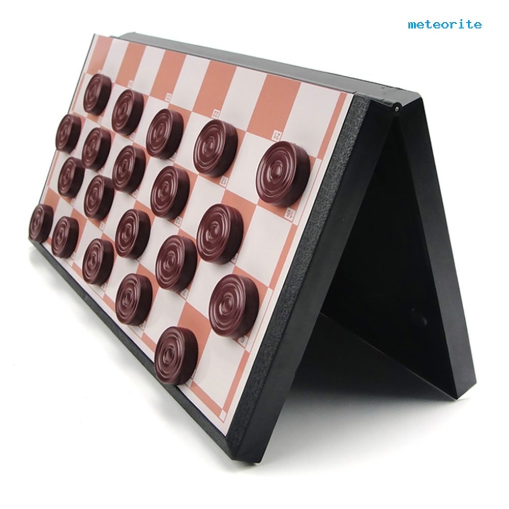 [母嬰館]磁性國際跳棋 小盒磁性迷你摺疊棋盤象棋 兒童家庭益智玩具