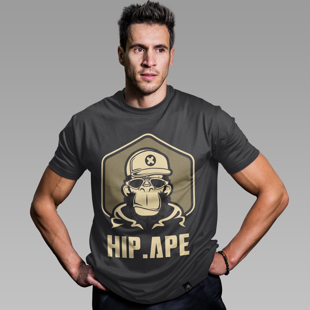 Hip APE T 恤 HIP HOP 街頭服飾滑板上衣 T 恤