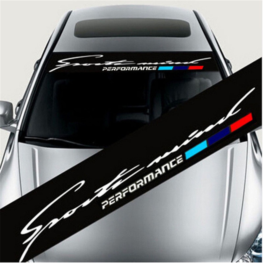 BMW 遮陽車貼汽車擋風玻璃擋風玻璃貼紙適用於寶馬 M E46 E60 E39 E70 E83 E85 E87 E90