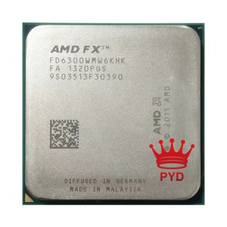 二手 AMD FX 系列 FX6300 3.5GHz 六核 CPU 處理器 FX 6300 FD6300WMW6KHK