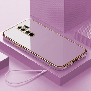 Redmi Note 8 Pro 免費掛繩 Hp 外殼矽膠軟殼 Cesing 適用於時尚彩色軟 Kesing 保護套手機
