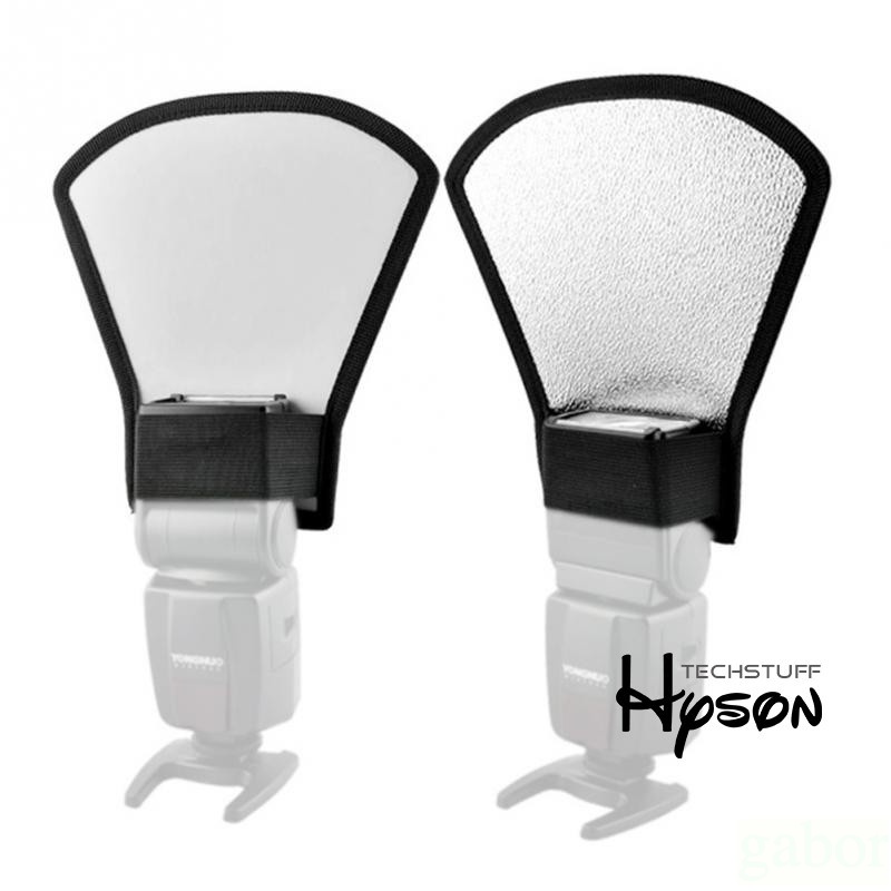 nikon canon sony 單反相機 閃光燈 外掛配件 反光板 機頂 柔光罩 柔光板 白色 銀色 雙面設計