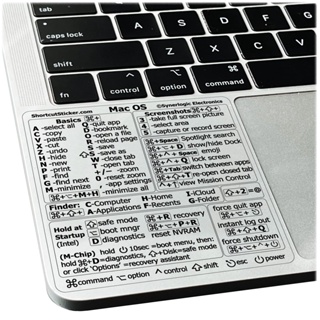 適用於 Apple Mac OS 系統的快捷鍵貼紙,適用於 13-16 英寸 MacBook Pro 13 /Air 1