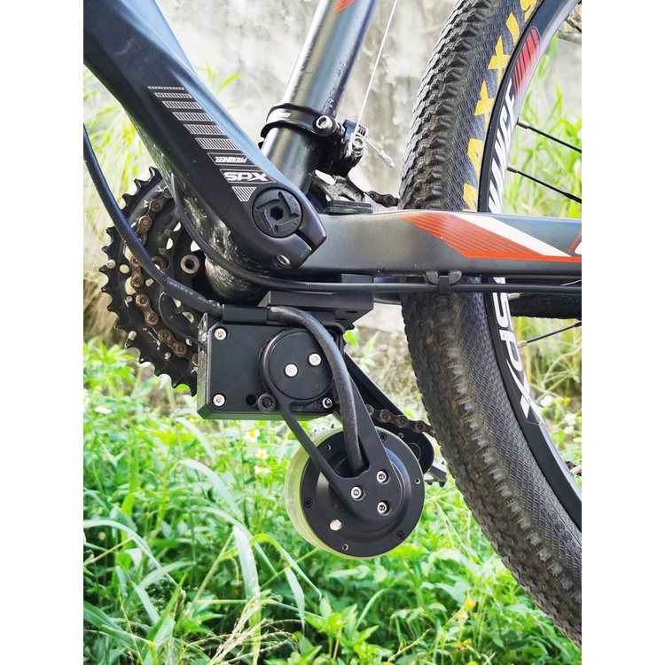 上品優選 閃橙動力 腳踏車改電動助力器 山地車改裝套件 配件 48V電池中置電機 #zyp1688