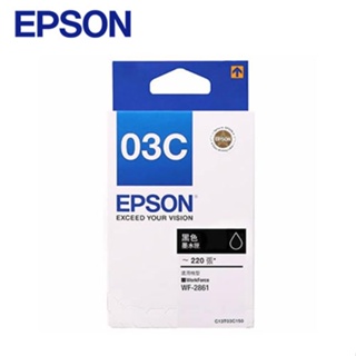 EPSON T03C150 黑色墨水匣 (WF-2861)