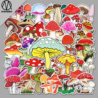 50pcs卡通蘑菇個性DIY塗鴉貼紙行李箱筆電滑板車貼紙