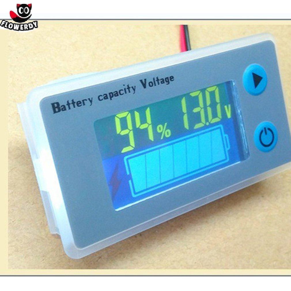 10-100v液晶汽車酸鉛鋰電池容量指示器數字電壓表