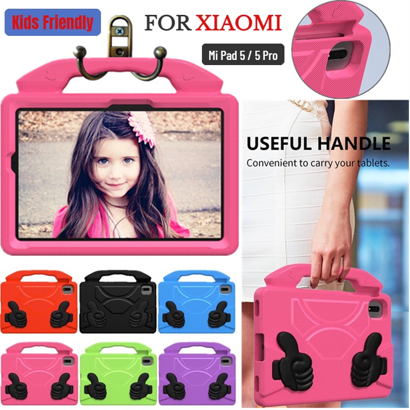 XIAOMI MI 適用於小米 Mi Pad 5 Pro 11" 兒童防震 EVA 保護套支架保護套