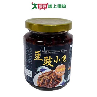 馗佑玫瑰鹽豆豉小魚240G【愛買】