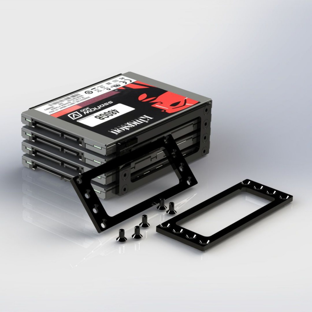 現貨【❥硬碟收納盒❥】電腦硬碟架 2.5寸 4盤位3盤位2盤位2.5寸硬碟籠 SSD HDD 擴展利器