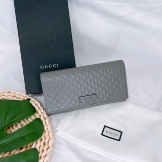 GUCCI 浮雕LOGO信封長夾