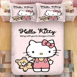 Hello kitty 床包組 單人 雙人 兒童卡通床包 枕頭套 可訂製 不含被套
