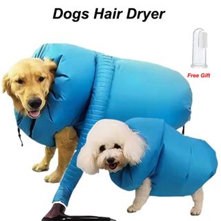折疊狗吹風機便攜式寵物乾燥袋高效狗吹風機吹袋貓吹風機冬季寵物清潔配件