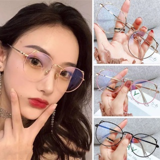 可愛貓眼框眼鏡防藍光防輻射電腦眼鏡女韓式眼鏡