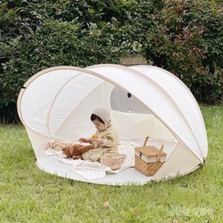 韓國ins兒童帳篷戶外露營便攜式遮陽防晒速拋帳過家家室內遊戲屋