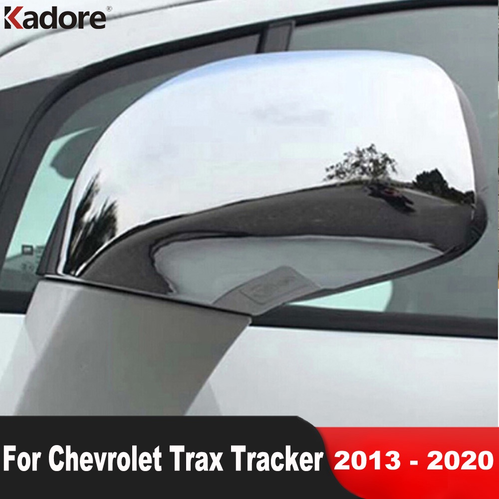 適用於雪佛蘭 Trax Tracker 2013-2016 2017 2018 2019 2020 鍍鉻汽車後視鏡罩裝飾