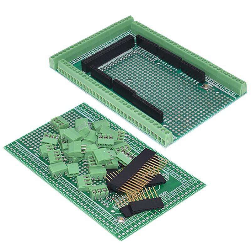 兼容 Mega2560 Arduino Mega 2560 / Mega2560 R3 雙面 PCB 原型螺絲接線端子屏