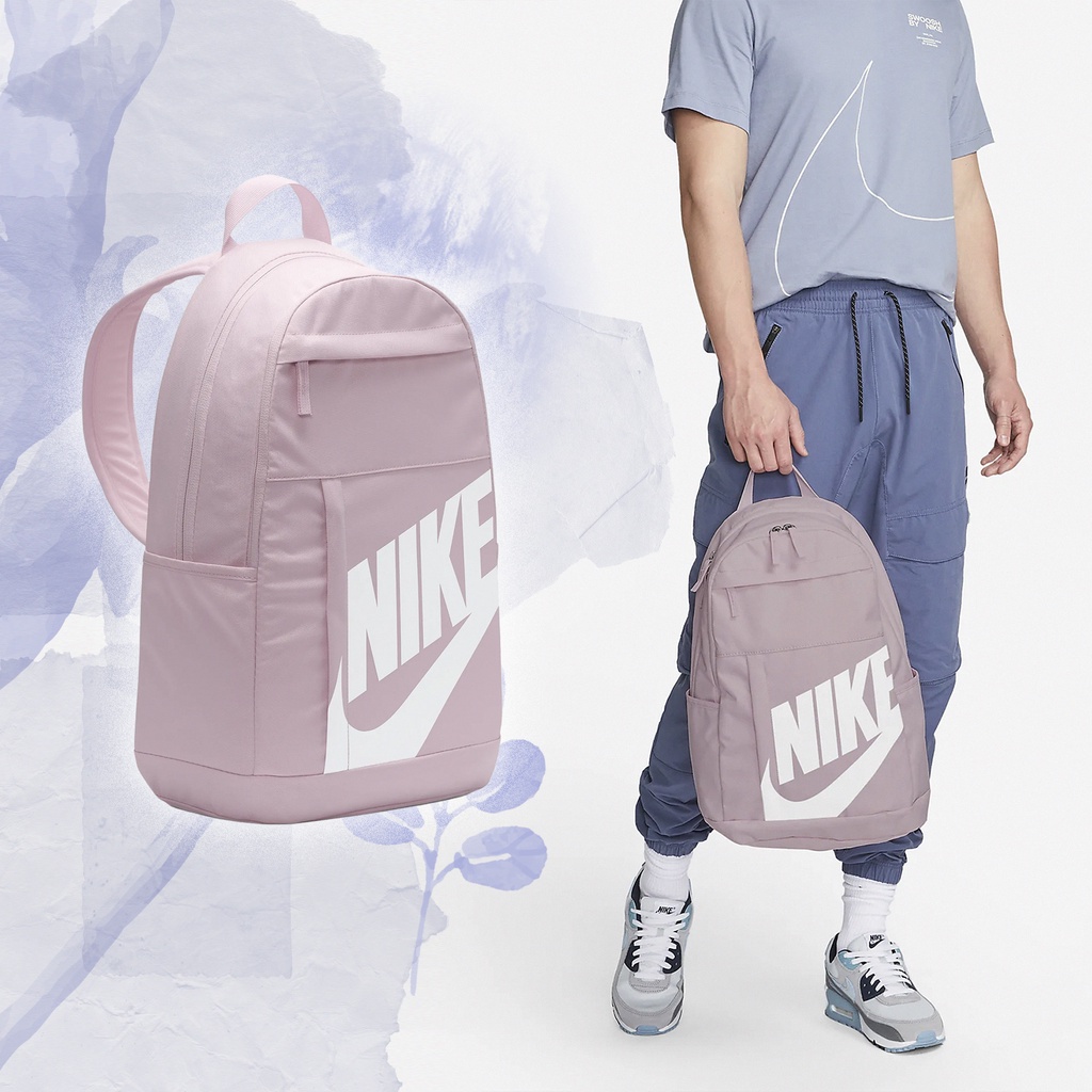 Nike 包包 Elemental 粉 後背包 雙肩包 書包 大容量 大LOGO【ACS】 DD0559-663