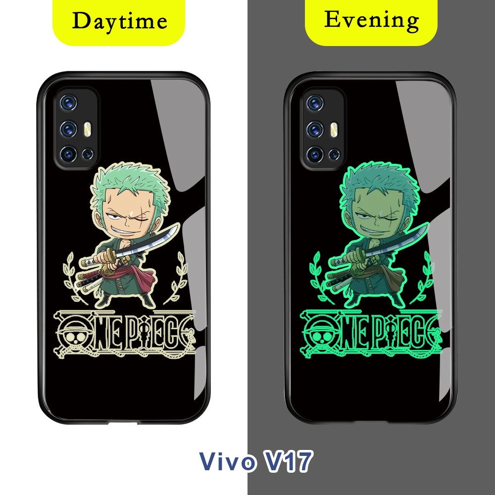 Vivo V7 Pro V19 Neo Luminous Onepiece 男童手機殼 Luffy 手機殼 Glow i