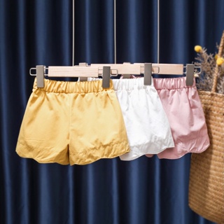 女童短褲純色短褲女童衣服韓版衣服兒童夏季女嬰衣服