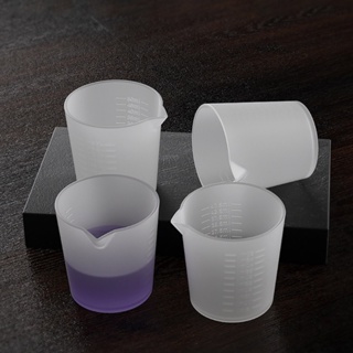 Sa 2 件矽膠量杯不粘攪拌杯可重複使用樹脂用品杯